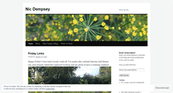 Desktop Screenshot of nicdempsey.com